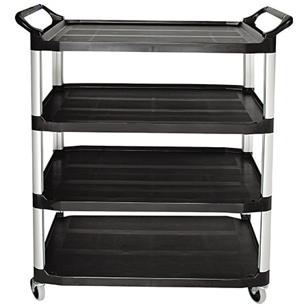 Rubbermaid Rubbermaid Black Service Cart - 41 x 20 x 51''. Black BUY00444415